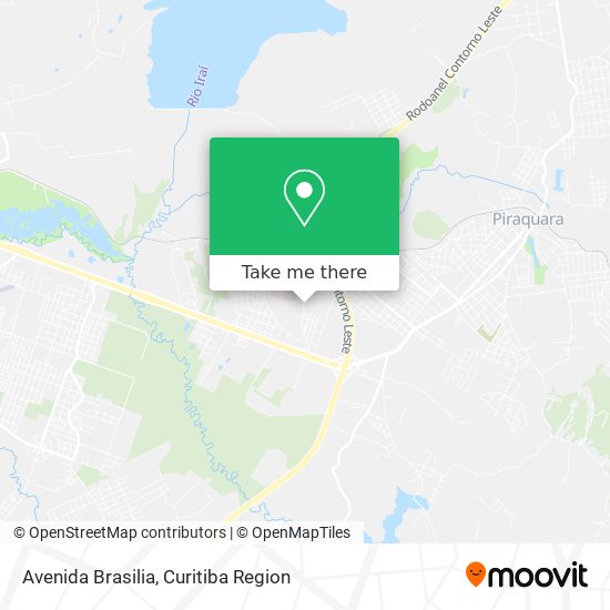Mapa Avenida Brasilia