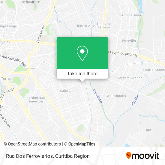 Rua Dos Ferroviarios map