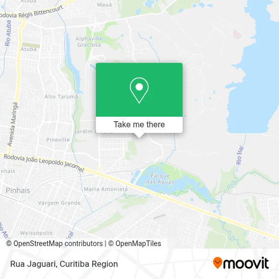 Rua Jaguari map