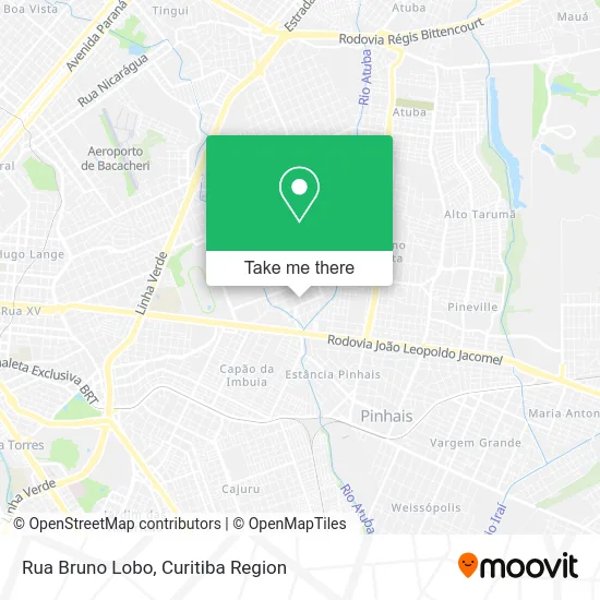 Rua Bruno Lobo map