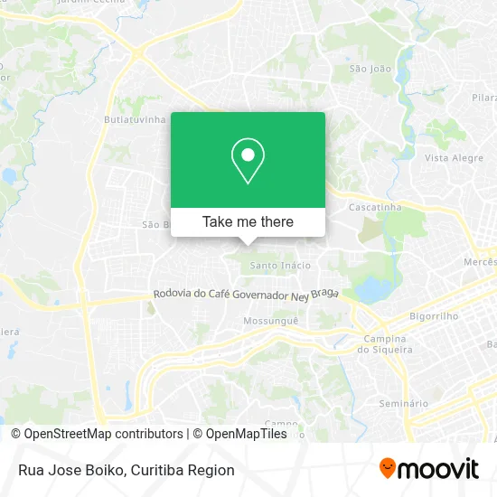 Rua Jose Boiko map