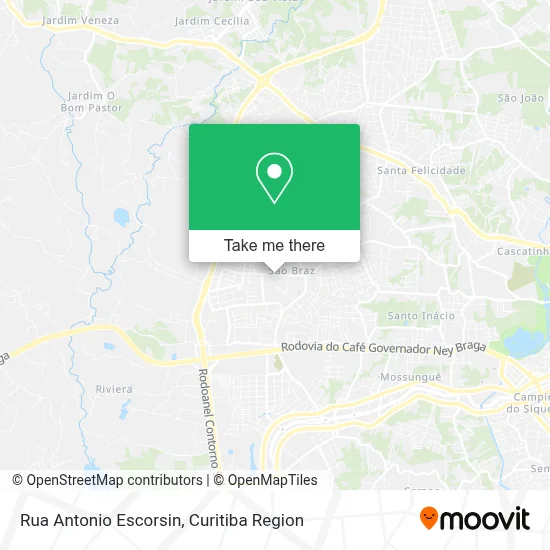 Rua Antonio Escorsin map