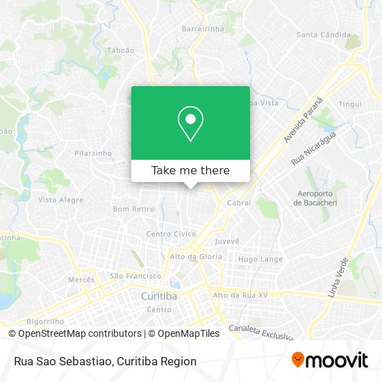 Rua Sao Sebastiao map