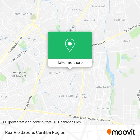 Rua Rio Japura map