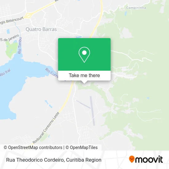 Rua Theodorico Cordeiro map