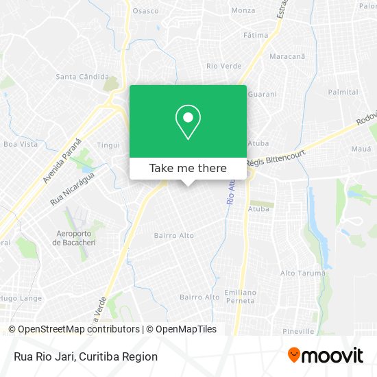 Rua Rio Jari map