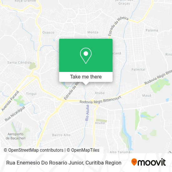 Rua Enemesio Do Rosario Junior map