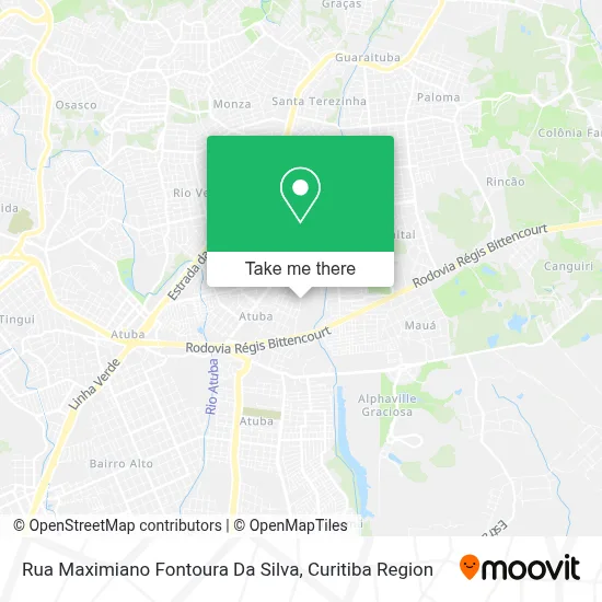 Rua Maximiano Fontoura Da Silva map