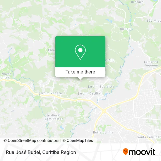 Rua José Budel map