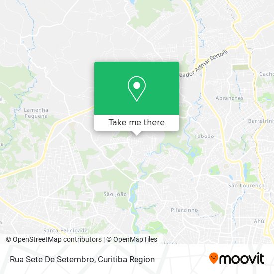 Mapa Rua Sete De Setembro