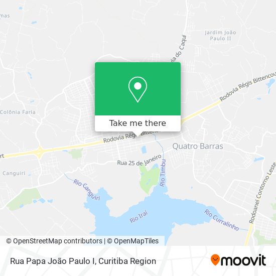Rua Papa João Paulo I map