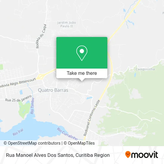 Rua Manoel Alves Dos Santos map