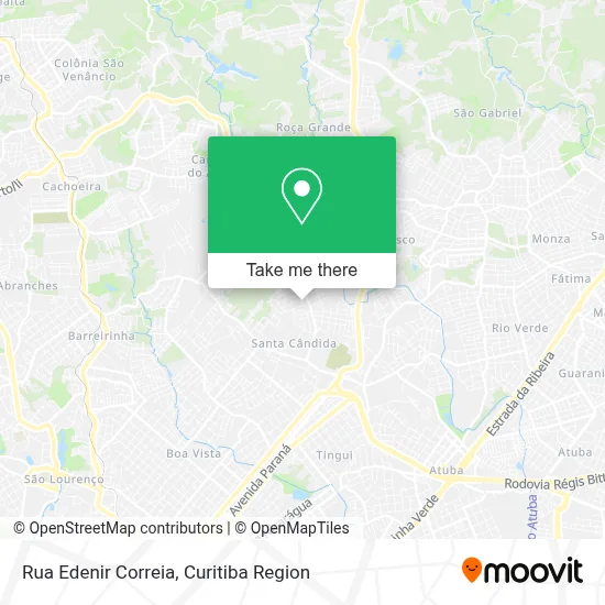 Rua Edenir Correia map