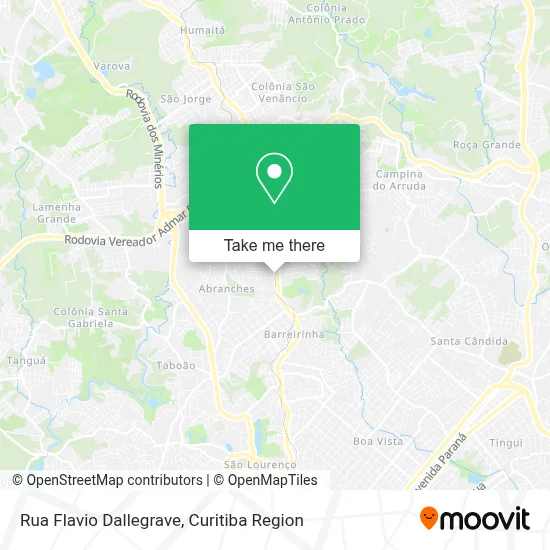Rua Flavio Dallegrave map