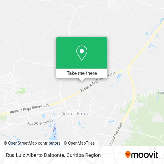 Rua Luiz Alberto Dalponte map