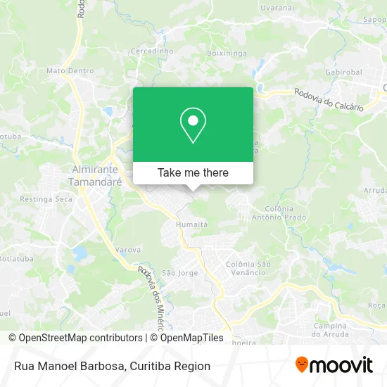 Rua Manoel Barbosa map