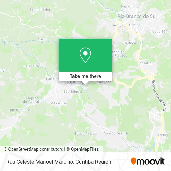 Rua Celeste Manoel Marcilio map