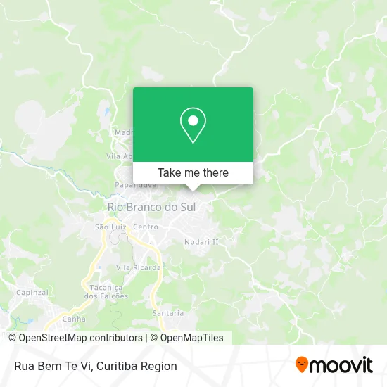 Rua Bem Te Vi map
