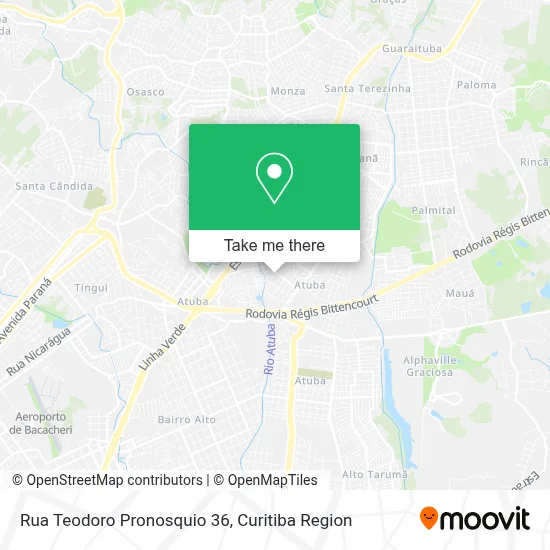 Rua Teodoro Pronosquio 36 map