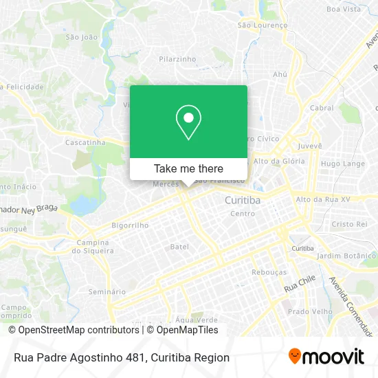 Rua Padre Agostinho 481 map