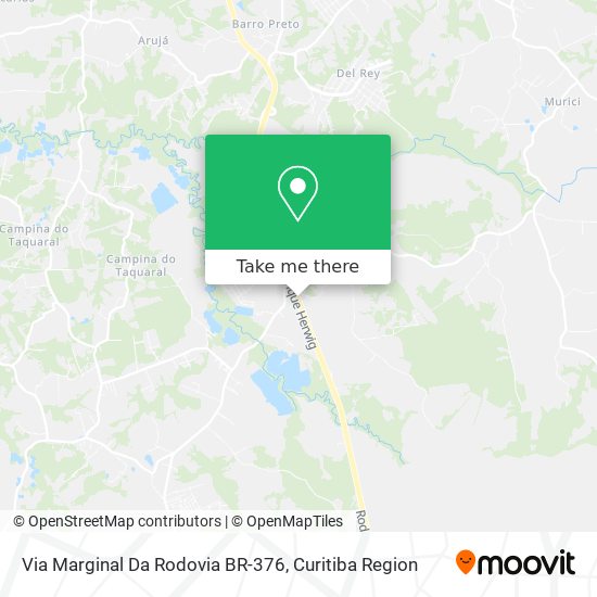 Via Marginal Da Rodovia BR-376 map