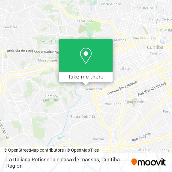 Mapa La Italiana Rotisseria e casa de massas