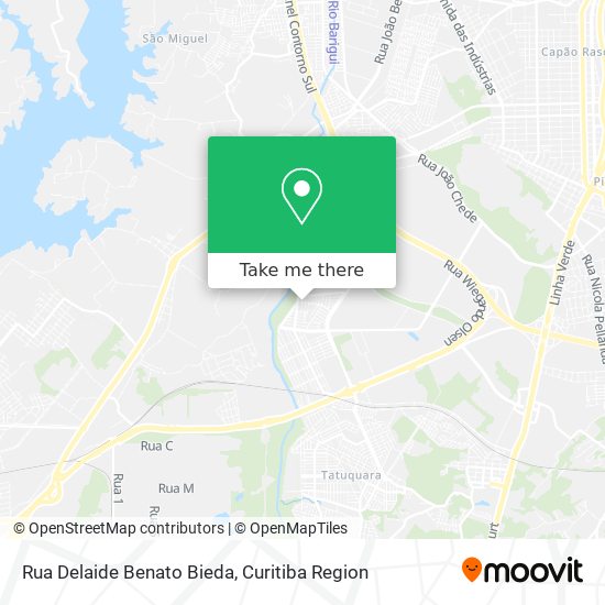 Rua Delaide Benato Bieda map