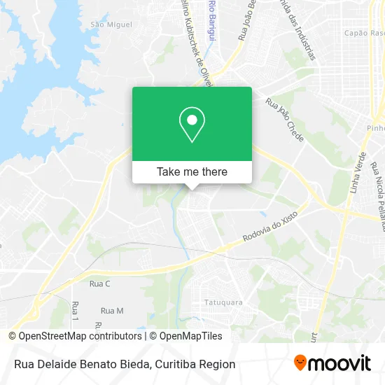 Rua Delaide Benato Bieda map