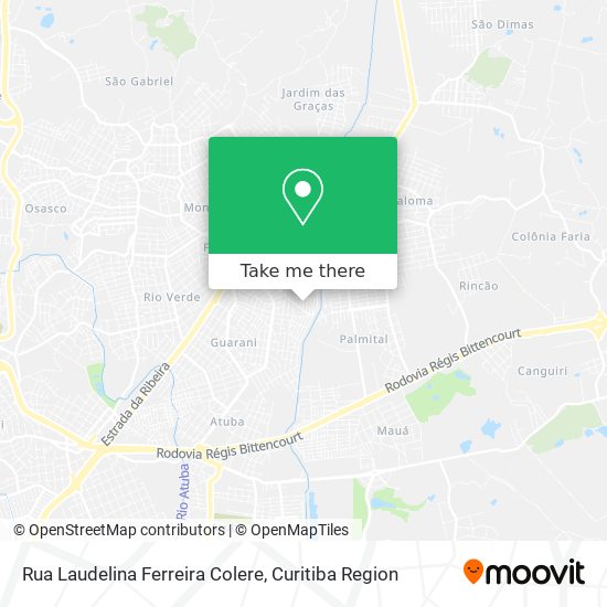 Rua Laudelina Ferreira Colere map