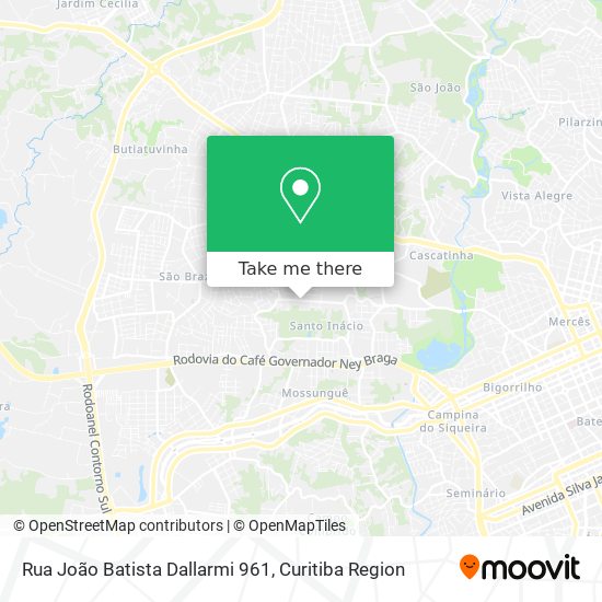 Rua João Batista Dallarmi 961 map