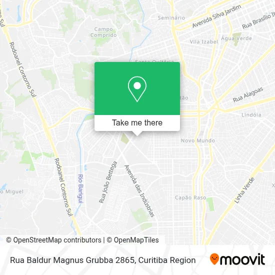 Rua Baldur Magnus Grubba 2865 map