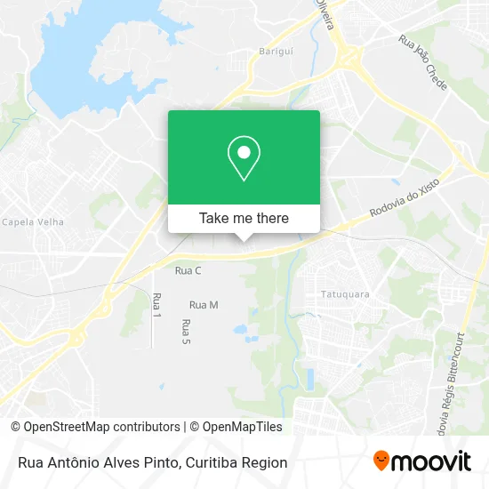 Rua Antônio Alves Pinto map