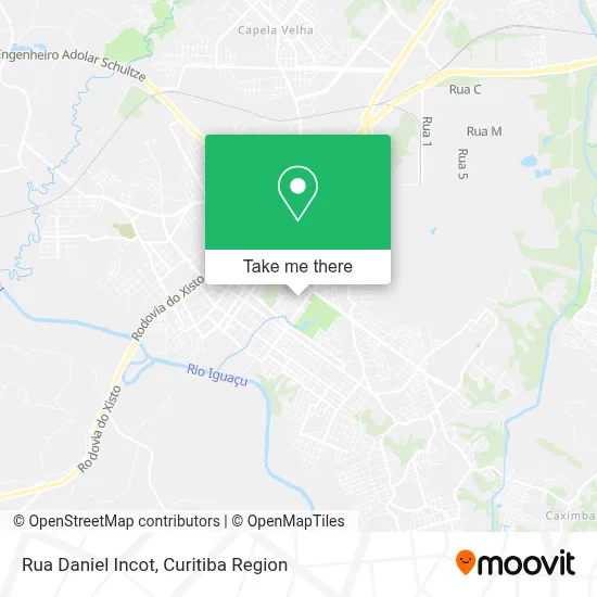 Rua Daniel Incot map