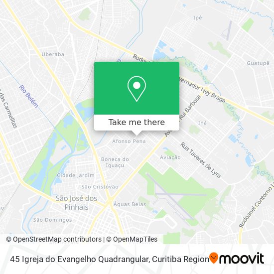 45 Igreja do Evangelho Quadrangular map