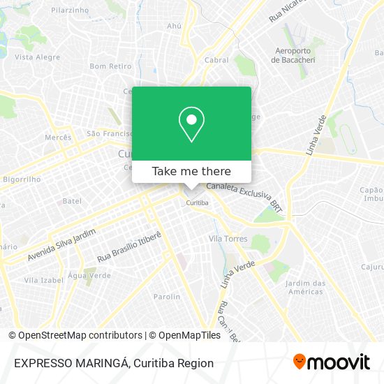 EXPRESSO MARINGÁ map