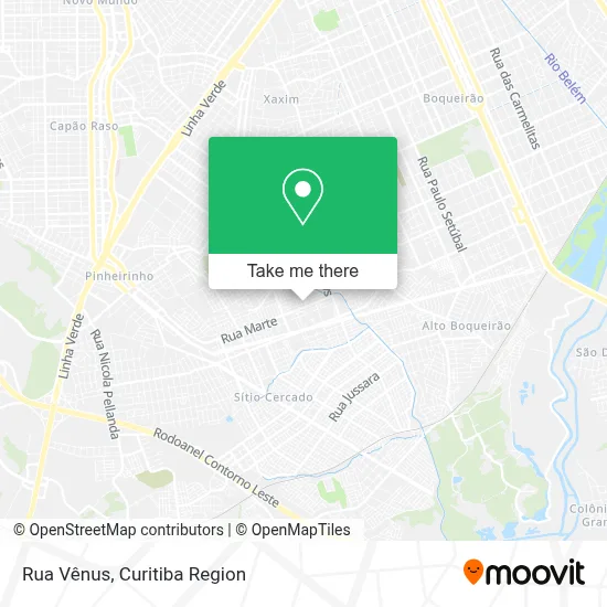 Rua Vênus map