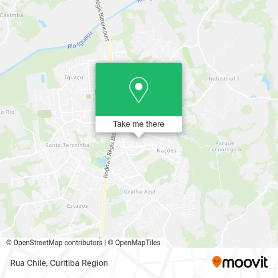 Rua Chile map