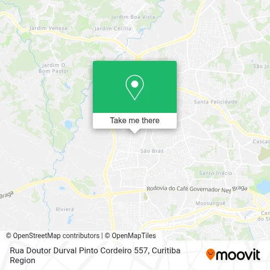Rua Doutor Durval Pinto Cordeiro 557 map