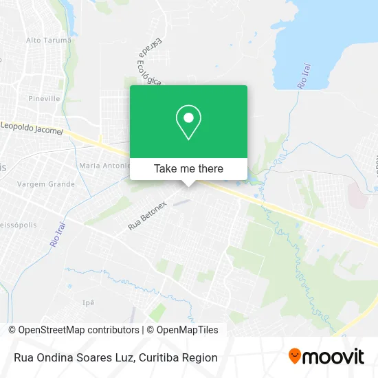 Rua Ondina Soares Luz map