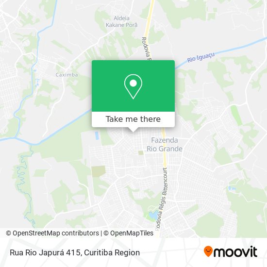 Rua Rio Japurá 415 map