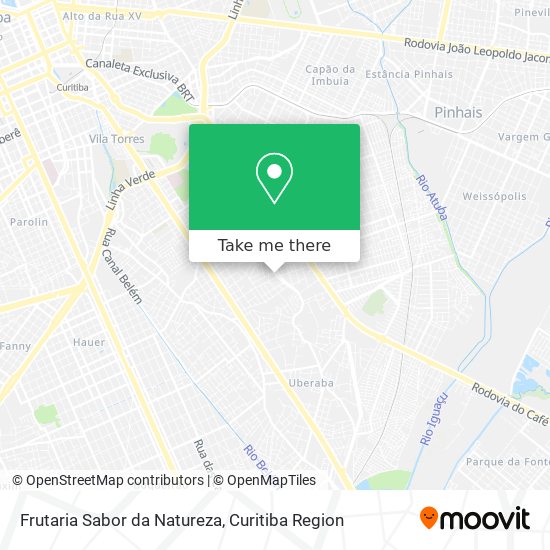 Frutaria Sabor da Natureza map