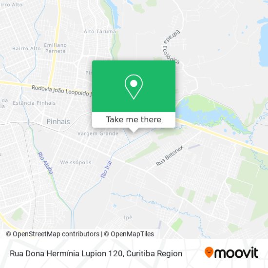 Rua Dona Hermínia Lupion 120 map