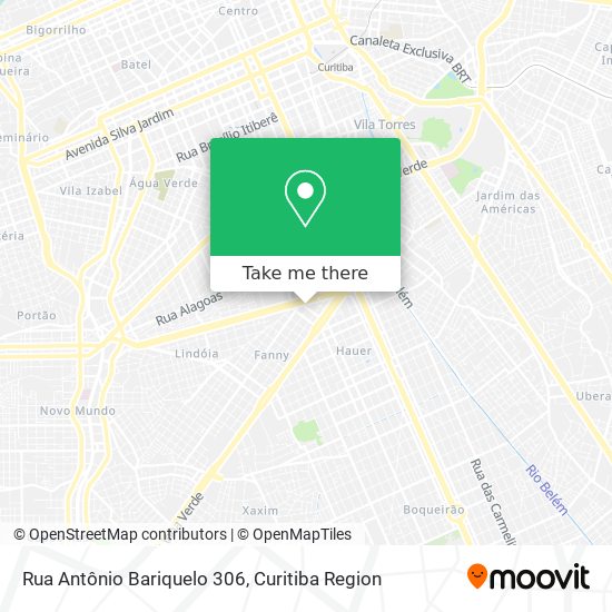 Rua Antônio Bariquelo 306 map
