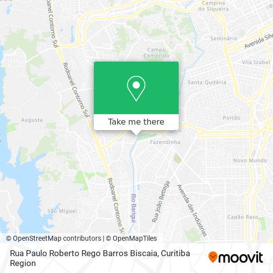 Rua Paulo Roberto Rego Barros Biscaia map