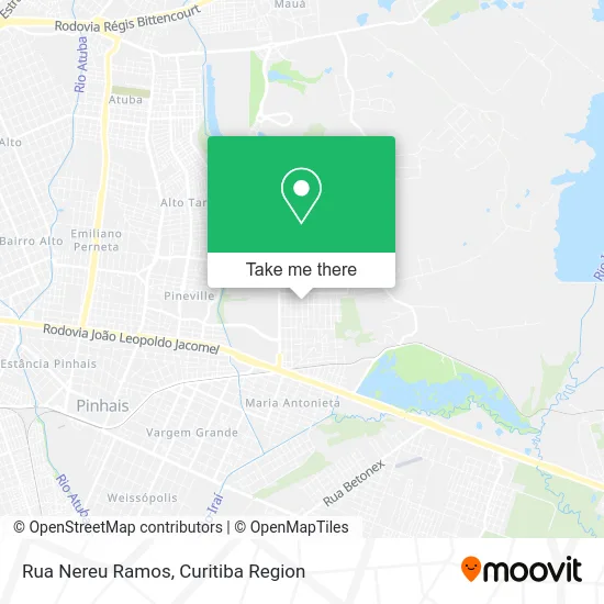 Rua Nereu Ramos map