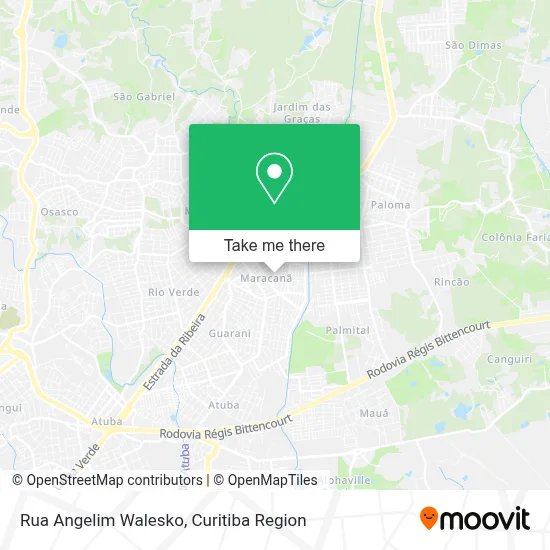 Rua Angelim Walesko map
