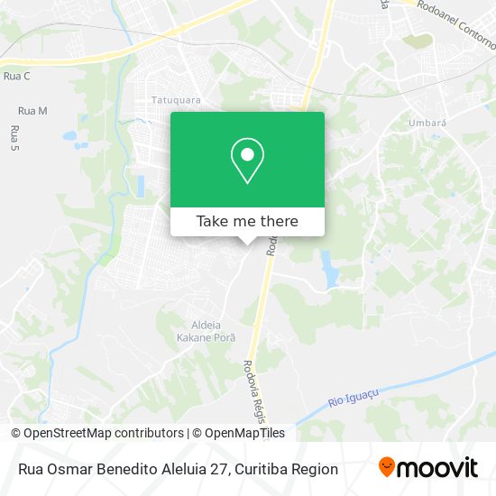 Rua Osmar Benedito Aleluia 27 map