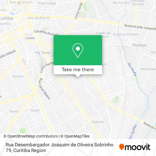 Rua Desembargador Joaquim de Oliveira Sobrinho 79 map