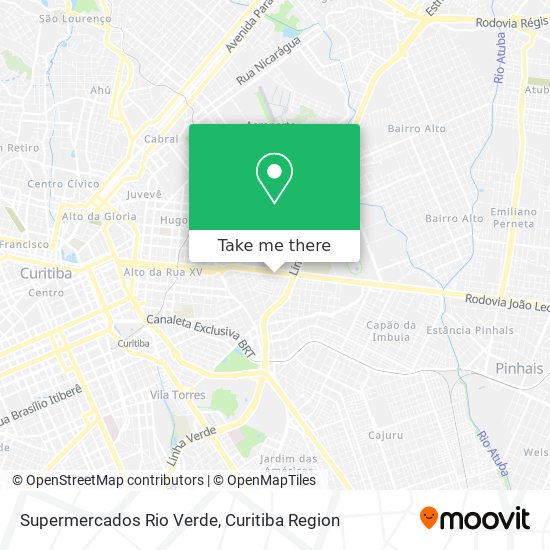 Supermercados Rio Verde map