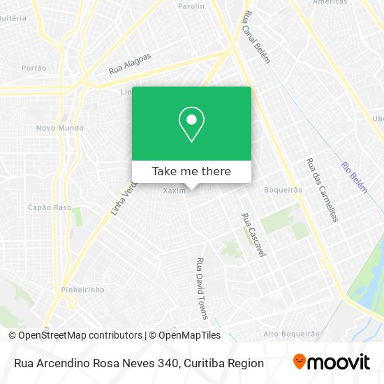 Rua Arcendino Rosa Neves 340 map